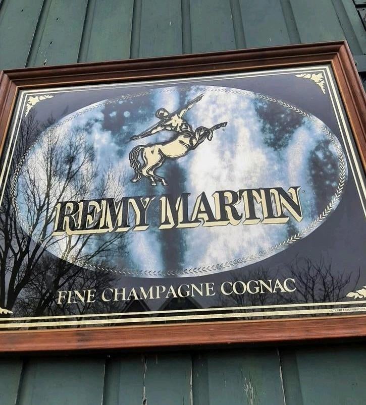 Remy Martin - Spiegel - (Champagne / Cognac), Ophalen of Verzenden, Gebruikt, Reclamebord