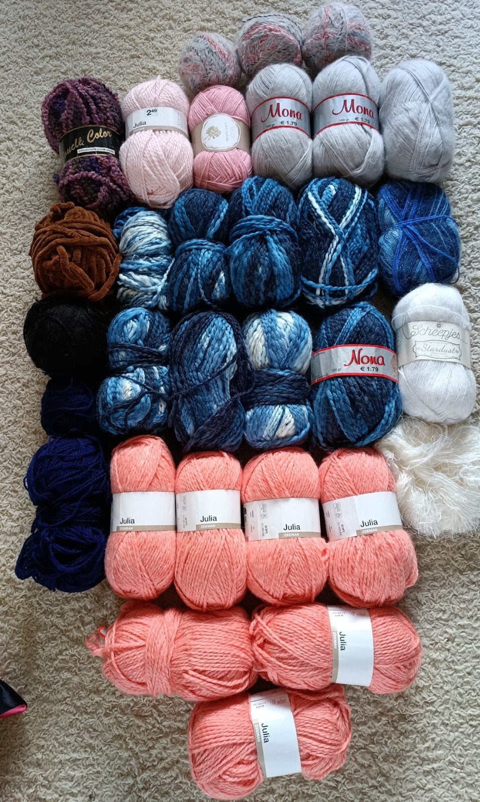 Leuke partij garen -Verkocht!, Hobby en Vrije tijd, Ophalen of Verzenden, Zo goed als nieuw, Breien of Haken, Wol of Garen