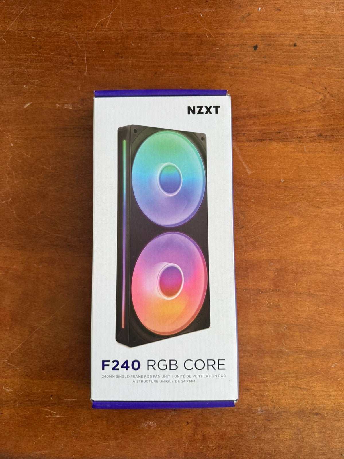 NZXT F240 RGB Core Black – 240mm RGB Fans – Nieuw in doos, Computers en Software, Ophalen of Verzenden, Zo goed als nieuw, Luchtkoeling