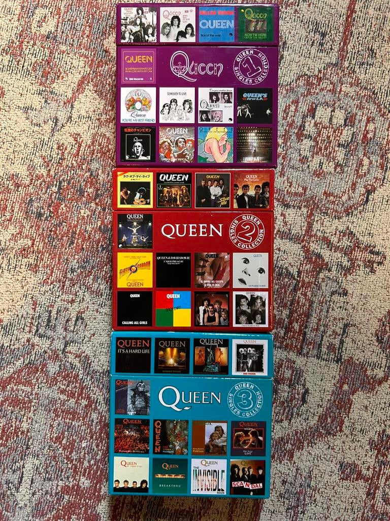 Queen Singles Collection 1, 2 en 3, 6 singles of meer, Ophalen of Verzenden, Zo goed als nieuw, Pop