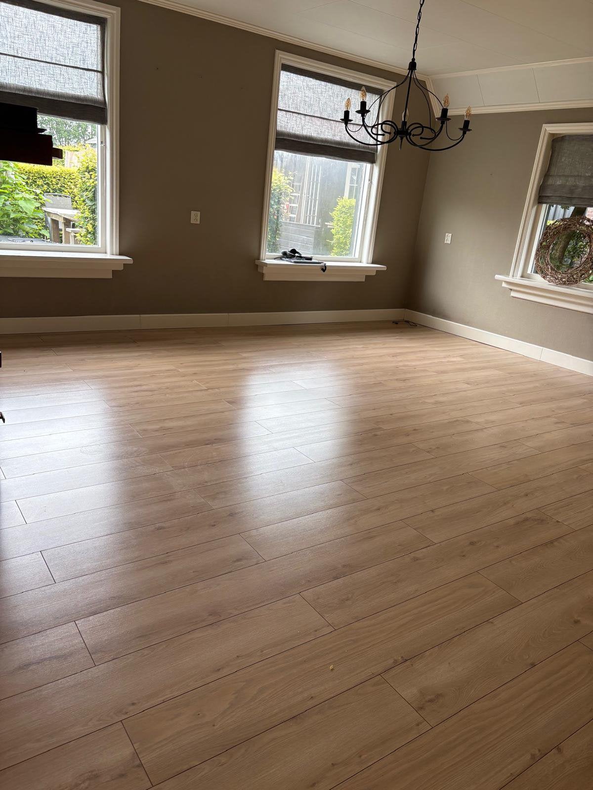 Laminaat 50m2 houtlook, Ophalen, Gebruikt, 50 tot 150 cm, 10 m² of meer