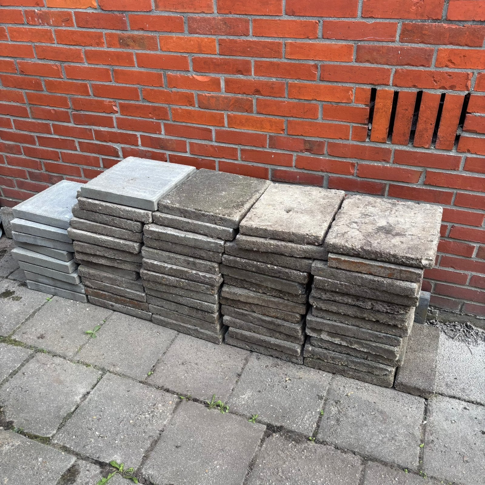 Stoeptegels GRATIS, Tuin en Terras, Ophalen, Zo goed als nieuw, Beton, Overige typen