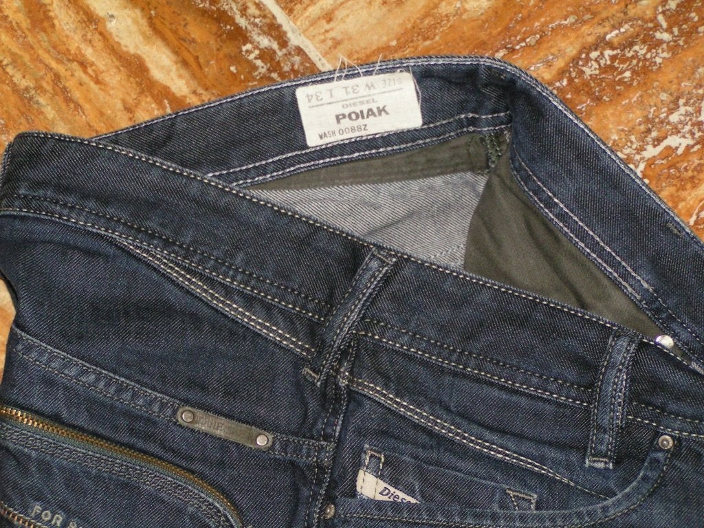DIESEL POIAK spijkerbroek,Mt 31,L32 als nieuw, Tweedehands, Diesel, Blauw, Tweedehands