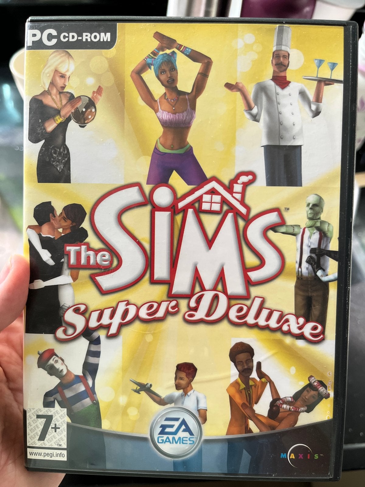 The Sims Super Deluxe PC CD-ROM - Drie spellen in één!, 1 speler, Ophalen of Verzenden, Zo goed als nieuw, Vanaf 7 jaar