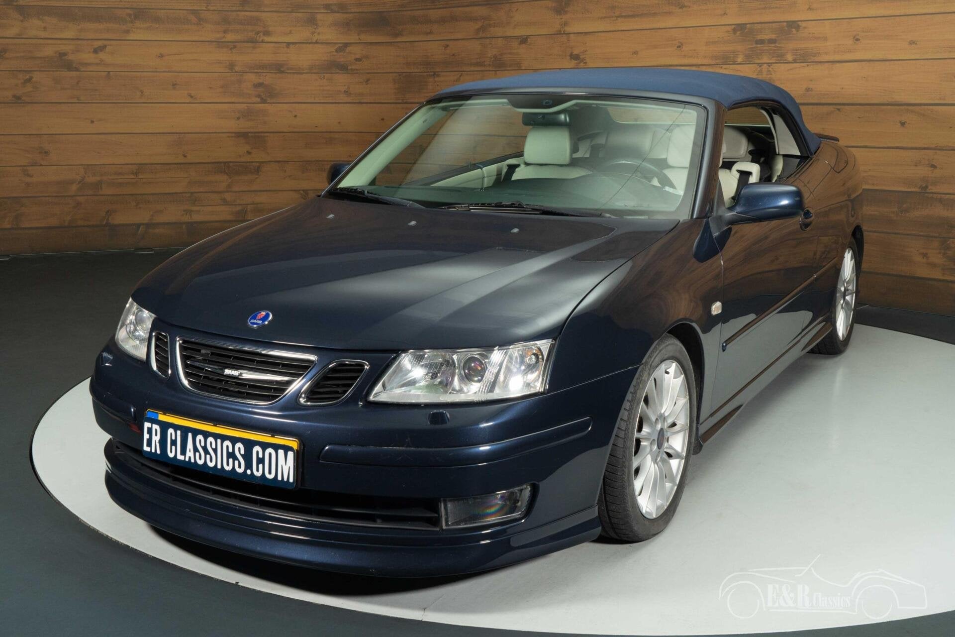 Saab 9-3 Aero V6 2.8 Cabriolet | 2007, Auto's, Saab, Gebruikt, Cabriolet, Leder, 6 cilinders