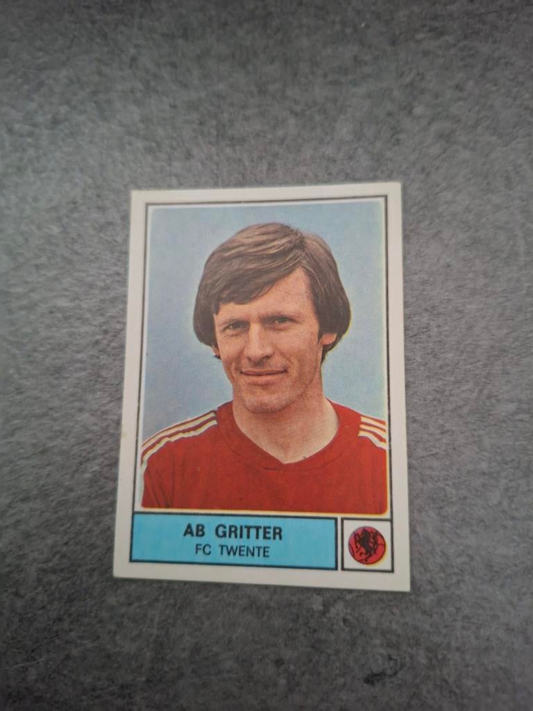 Panini sticker Voetbal 78. Speler Ab Gritter FC Twente., Verzenden, Zo goed als nieuw, Sticker