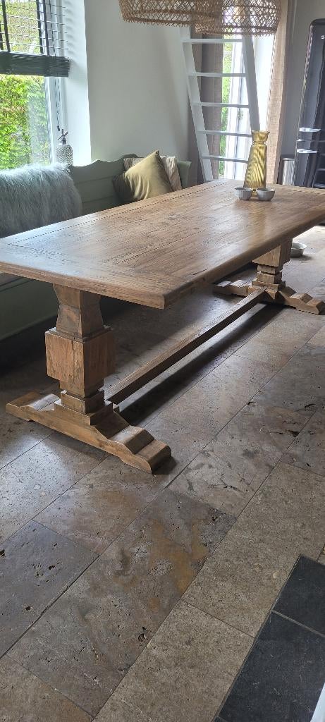 Kloostertafel, Ophalen, Gebruikt, 100 tot 150 cm, 200 cm of meer