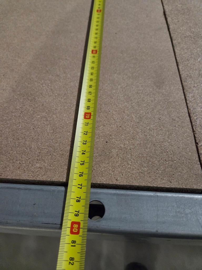 Magazijnstelling grootvakstelling 2.5x0.8x2.3m, Doe-het-zelf en Verbouw, Ophalen, Gebruikt, 50 mm of meer, Pallet