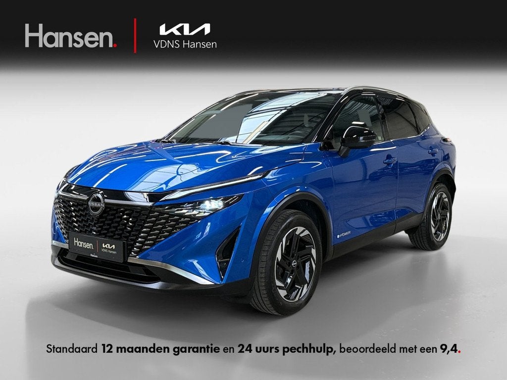Nissan QASHQAI 1.5 e-Power N-Connecta I 360 Camera I Navi I, Auto's, Nissan, 1497 cc, Gebruikt, 190 pk, Blauw