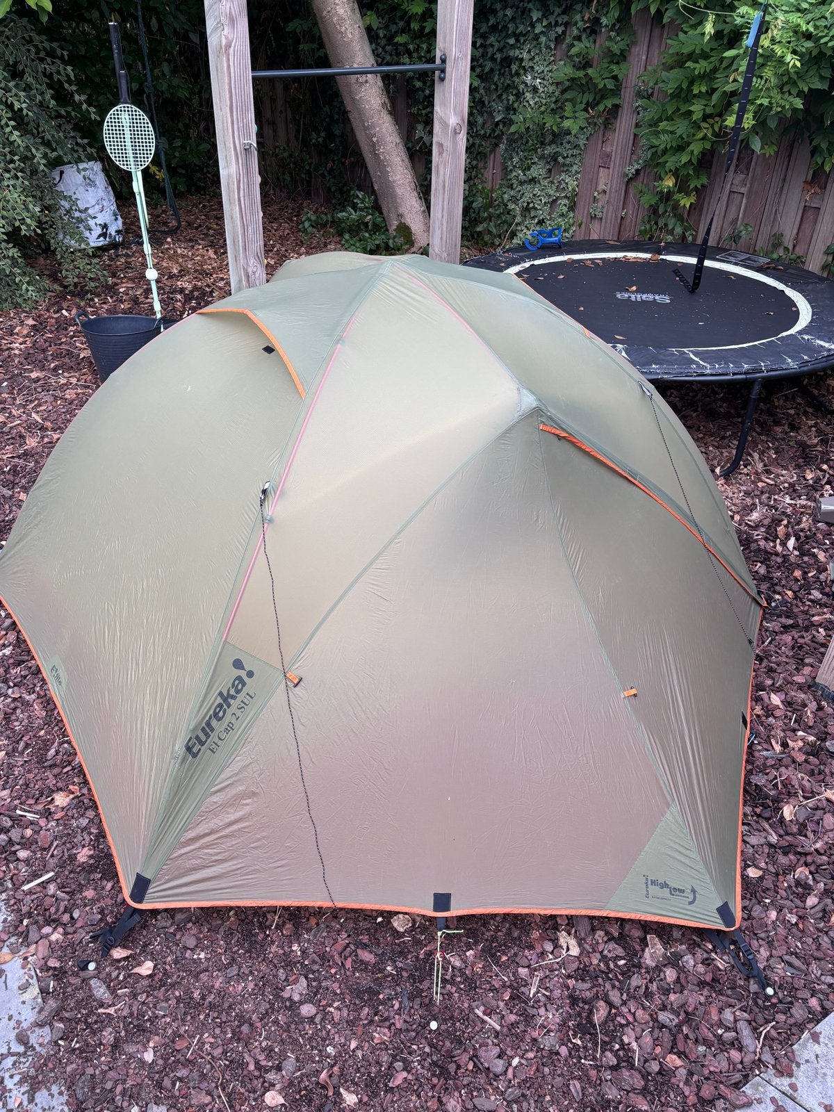 Eureka El Capitan 2 SUL 2,25kg lichtgewicht tent +footprint, Ophalen of Verzenden, Zo goed als nieuw, Tot en met 2