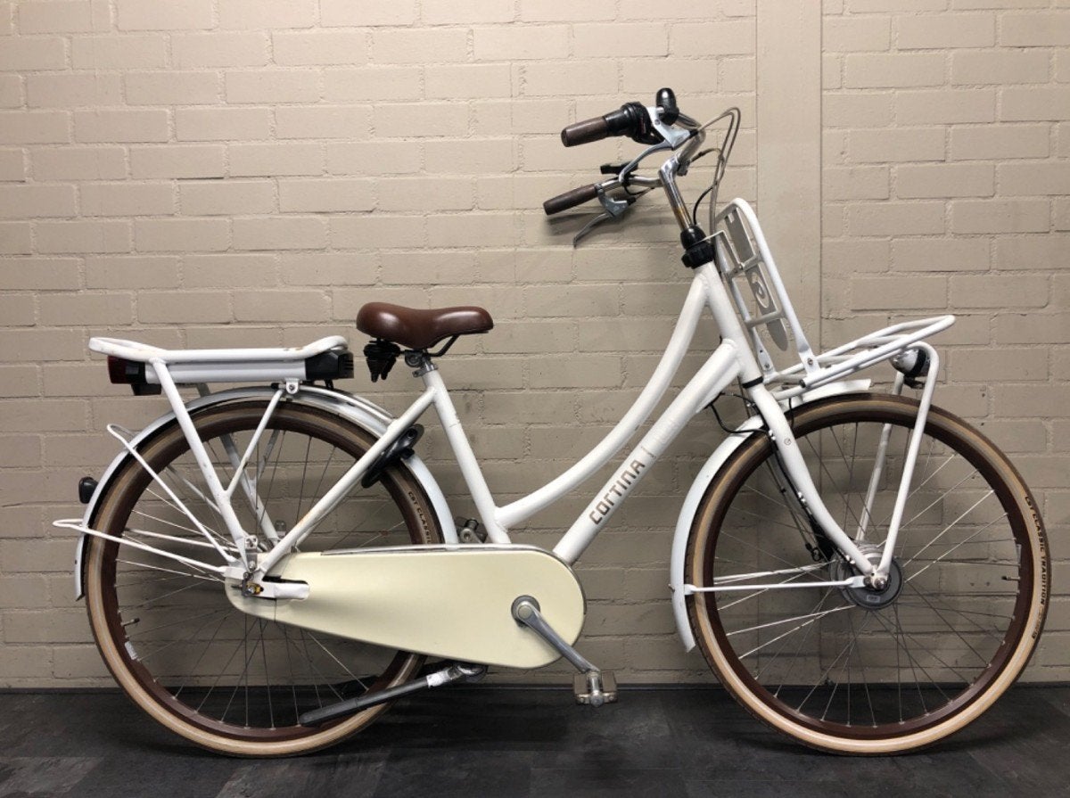 CORTINA E-U4 Transport Dames White Pearl 50cm, Fietsen en Brommers, Elektrische fietsen, Ophalen, Gebruikt, -, -