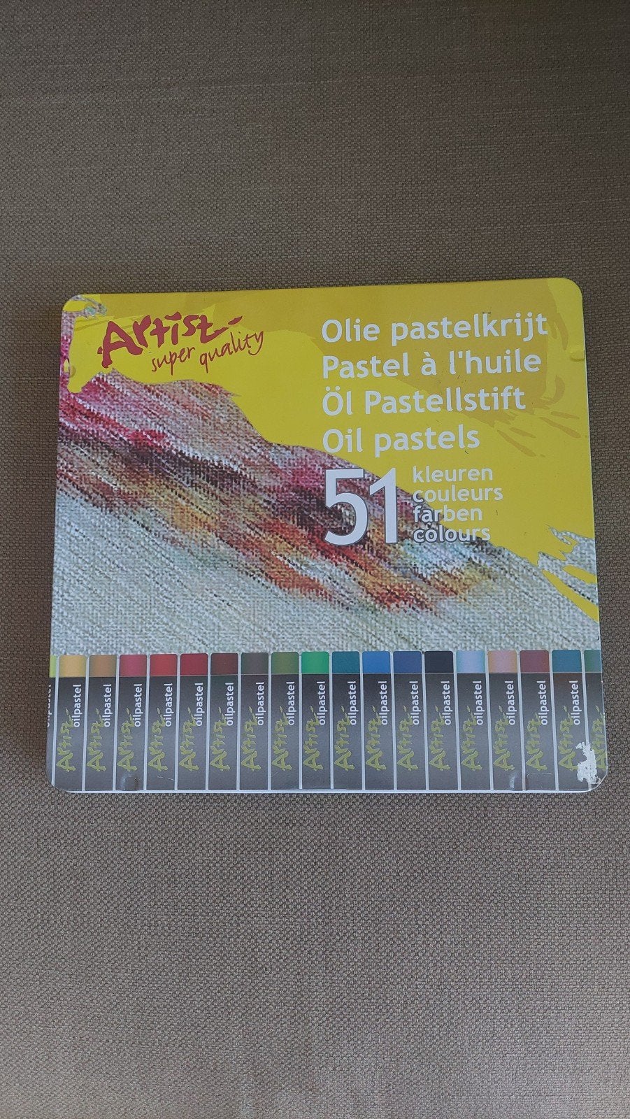 Pastelkrijt,olieverf, Ophalen of Verzenden, Zo goed als nieuw, Overige typen