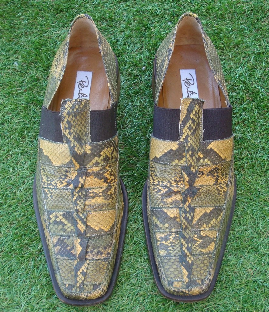 Prachtige Pertini design schoenen slangenprint maat 45, Kleding | Heren, Schoenen, Ophalen of Verzenden, Gedragen, Overige kleuren