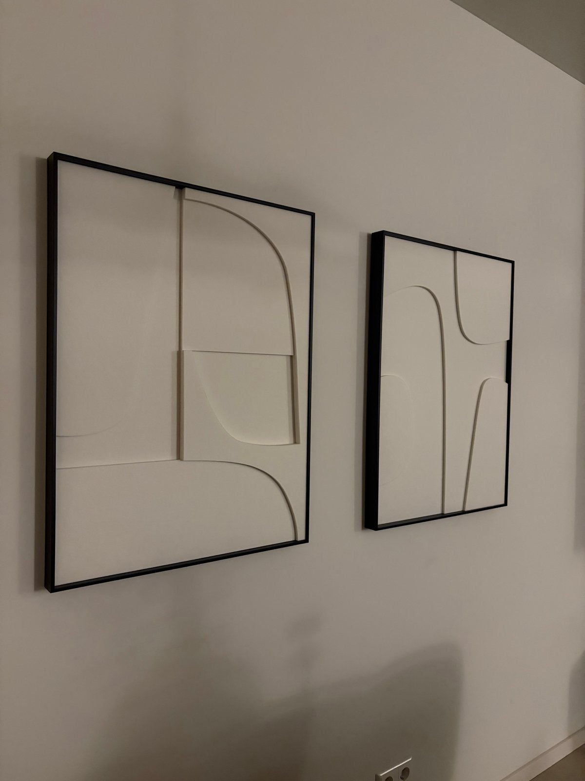 Moderne 3D Vilt Kunstwerken - Set van 2 pieces of art, Ophalen of Verzenden