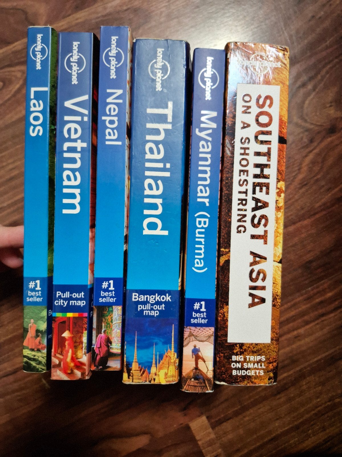 Lonely Planet Reisgidsen Zuidoost-Azië (6 stuks), Gelezen, Lonely Planet, Budget, Ophalen of Verzenden