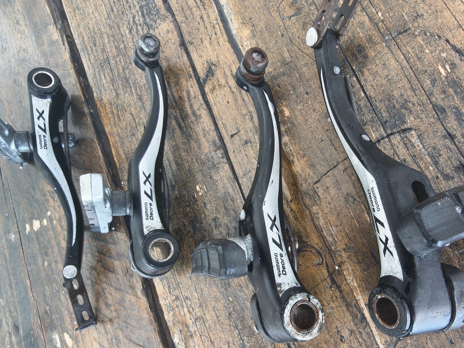 Shimano Deore LX remmen voor en achter velgrem, Fietsen en Brommers, Fietsonderdelen, Remmen, Ophalen of Verzenden, Zo goed als nieuw