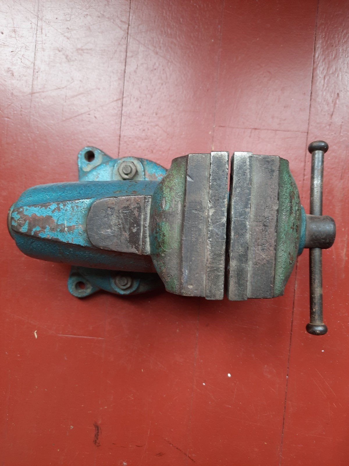 Bankschroef, York, 4kg, Ophalen, Gebruikt, Minder dan 70 cm, Bankschroef