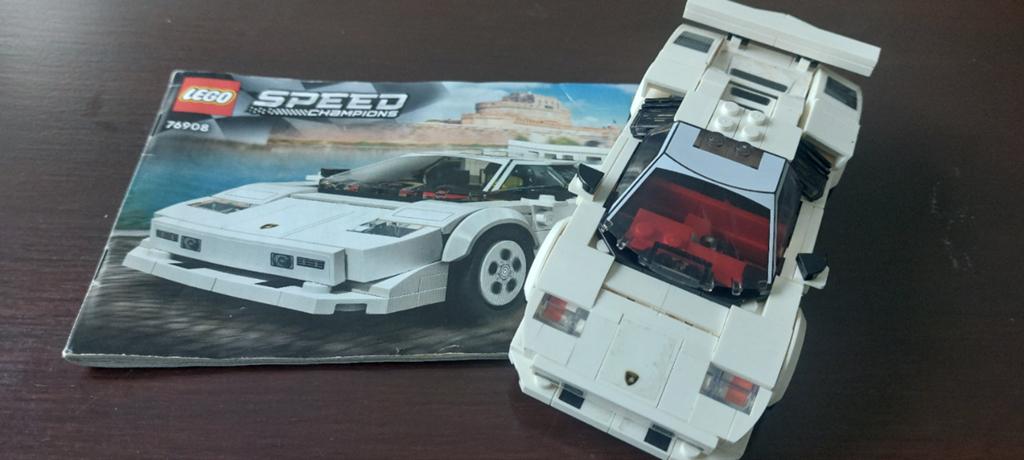 LEGO Speed Champions 76908 Lamborghini Countach, Ophalen of Verzenden, Zo goed als nieuw