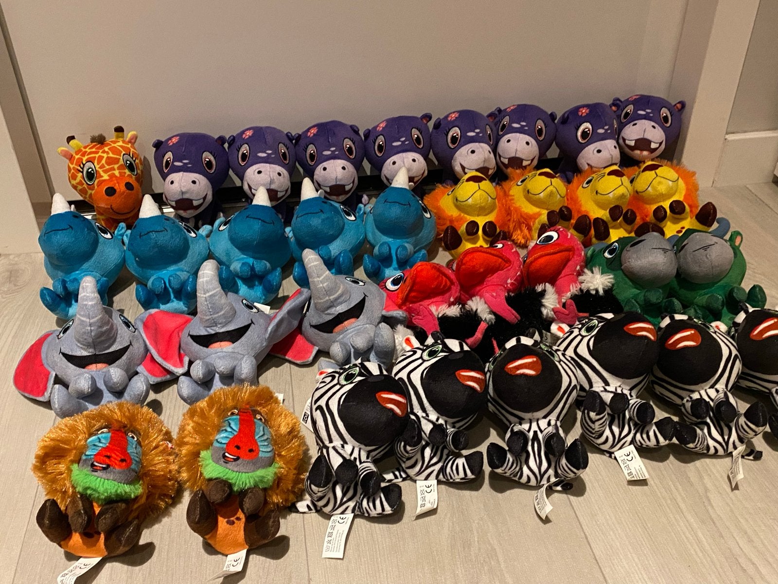 Grote collectie Lidl mini knuffels (groenten, dieren, etc.), Lidl, Gebruikt, Overige karakters, Overige typen