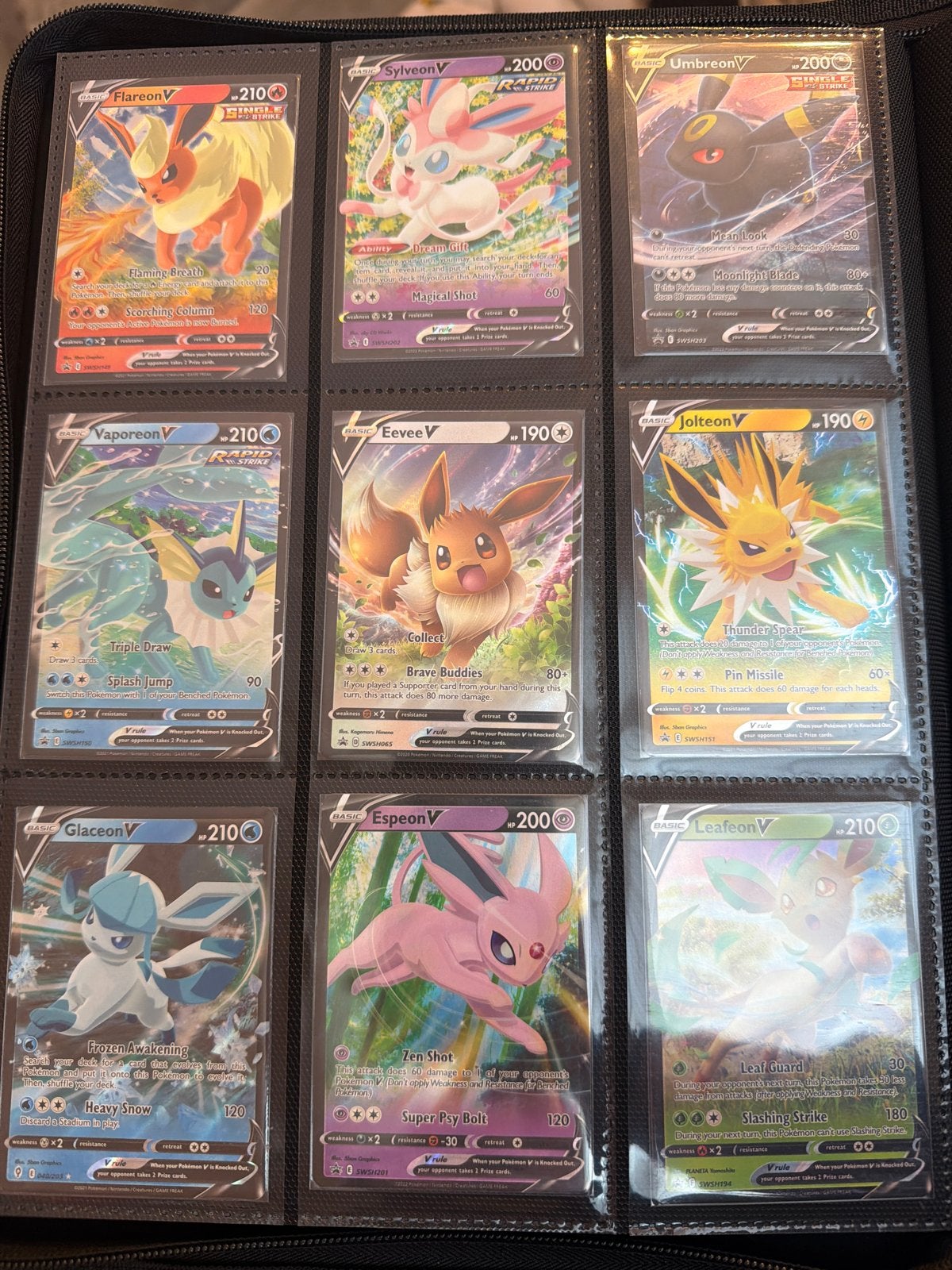 Eveelution Blackstar Promo Line (Amerikaanse uitgave), Ophalen, Zo goed als nieuw, Meerdere kaarten, Foil