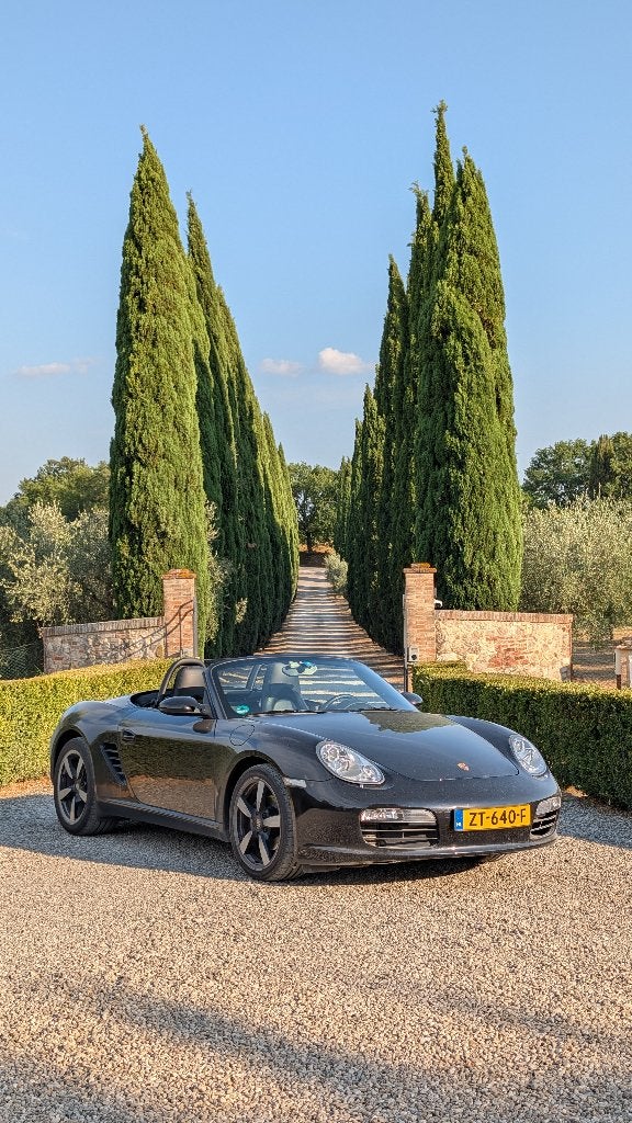 Porsche Boxster 2.7 AUT 2006 Zwart 2e eigenaar. Zeer mooi., Automaat, Dealer onderhouden, Achterwielaandrijving, 75 €/maand