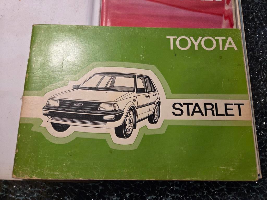 Instructieboekje Toyota Starlet 1987, Auto diversen, Handleidingen en Instructieboekjes, Ophalen of Verzenden