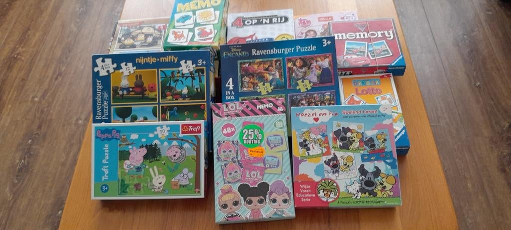 Puzzels memory reisspel, Ophalen of Verzenden, Minder dan 500 stukjes