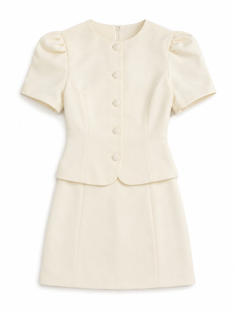 Majorelle Korte Trouwjurk Wit NIEUW, Kleding | Dames, Trouwkleding en Trouwaccessoires, Ophalen, Trouwjurk, Wit, Majorelle