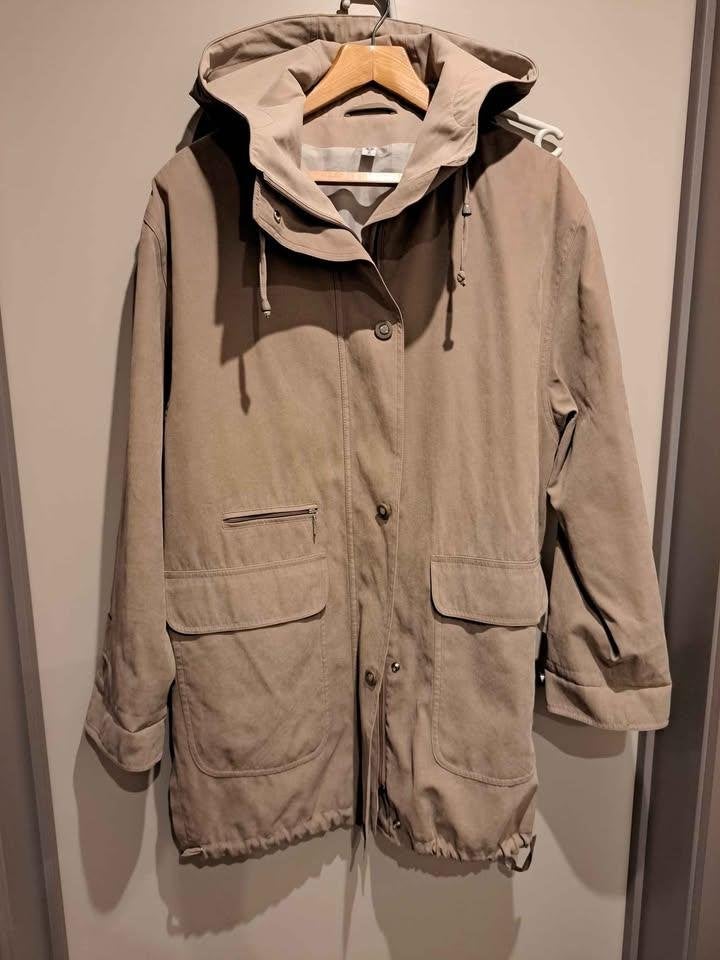 Köchler & Krenzer jas zomer, regenjas, parka, 42/44, Ophalen of Verzenden, Zo goed als nieuw, Maat 42/44 (L), Beige