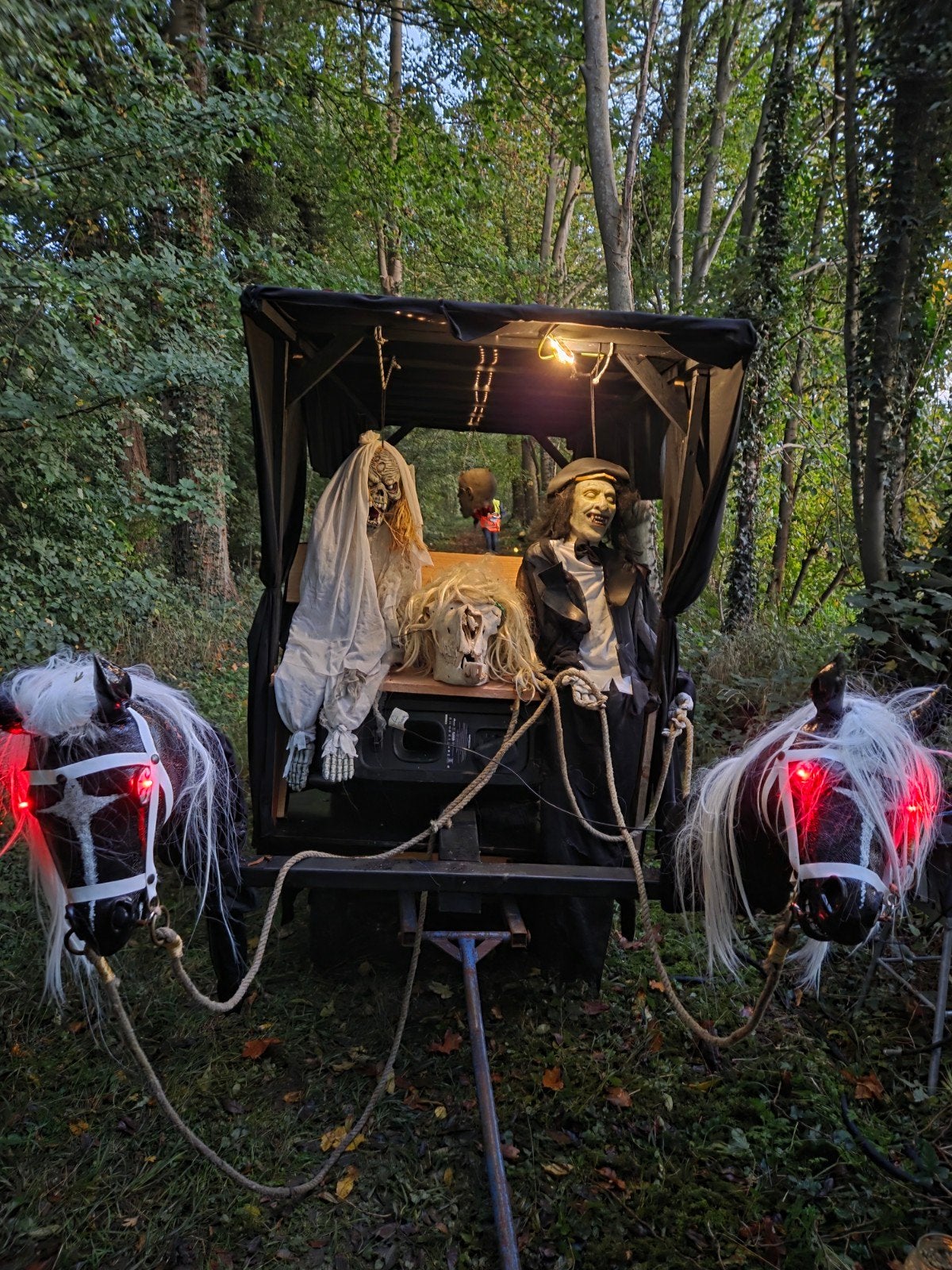 Te gekke Halloween koets spooktocht carnaval, Ophalen of Verzenden, Zo goed als nieuw
