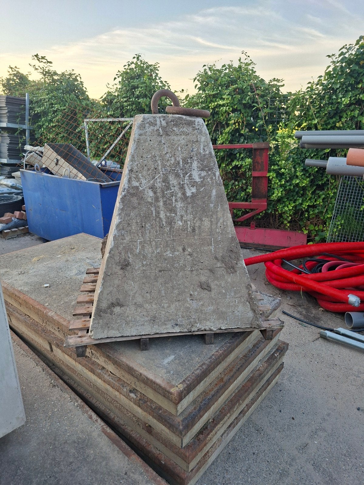 Betonblok met hijsoog, 80x80x100cm, 800kg, Ophalen, Beton, Overige typen