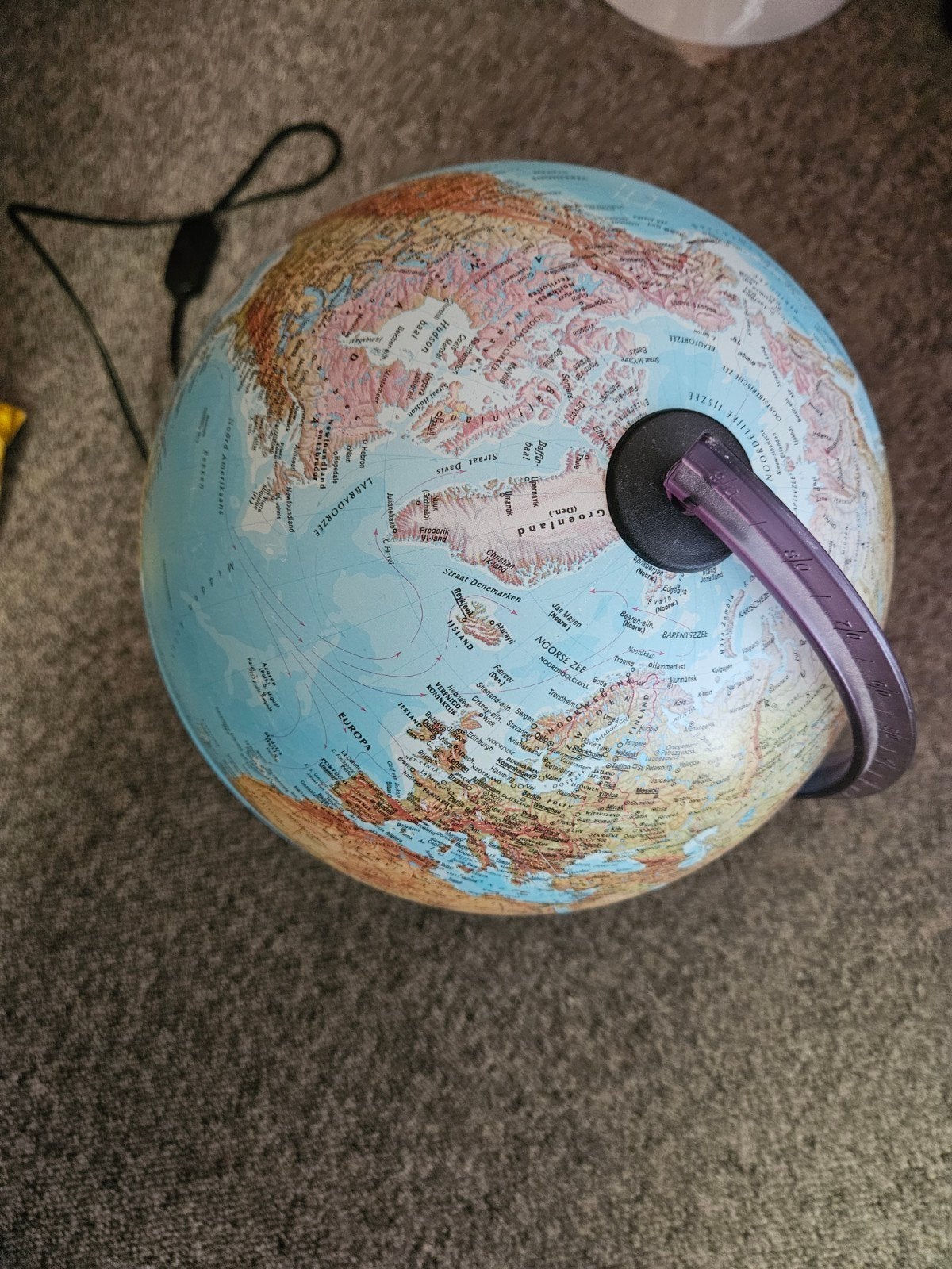 Wereldbol - Zonder licht, Ophalen of Verzenden