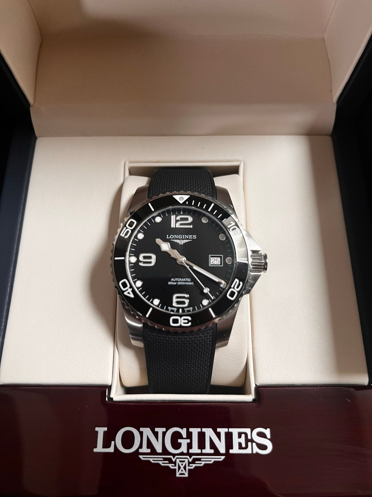 Longines HydroConquest L3.781.4.56.9 - Zo goed als nieuw, Overige merken, Staal, Polshorloge, Overige materialen