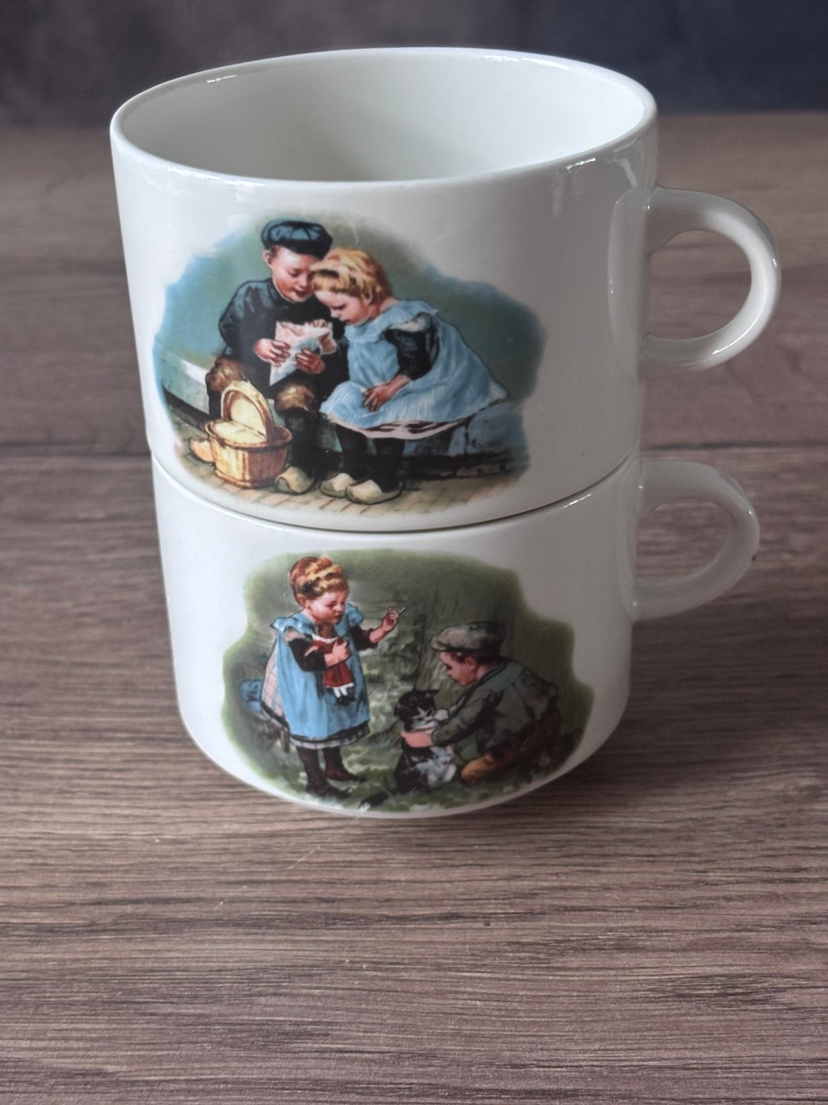 Vintage Villeroy & Boch soepkommen – set van 2, Ophalen of Verzenden, Zo goed als nieuw, Kom(men), Overige stijlen