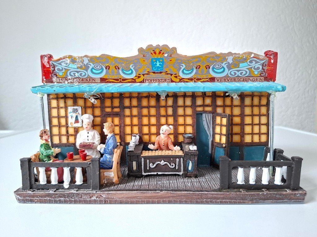 Kerst Poffertjeskraam Kerstfiguren, Ophalen