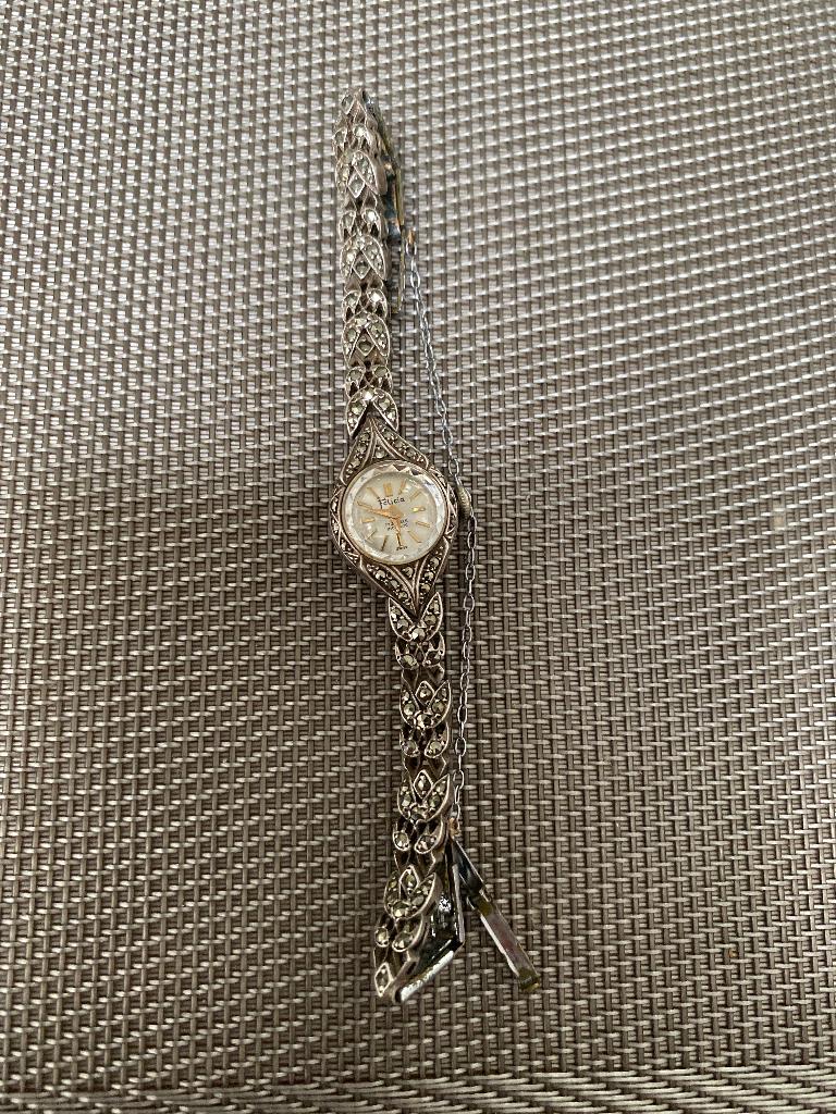 Dames horloge, Overige merken, Staal, Gebruikt, Polshorloge