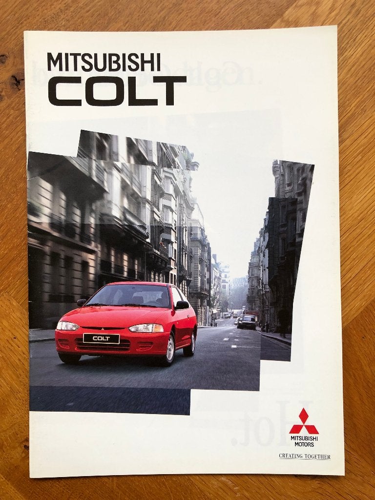 Mitsubishi Colt folder 1996, Verzenden, Nieuw, Mitsubishi, Mitsubishi