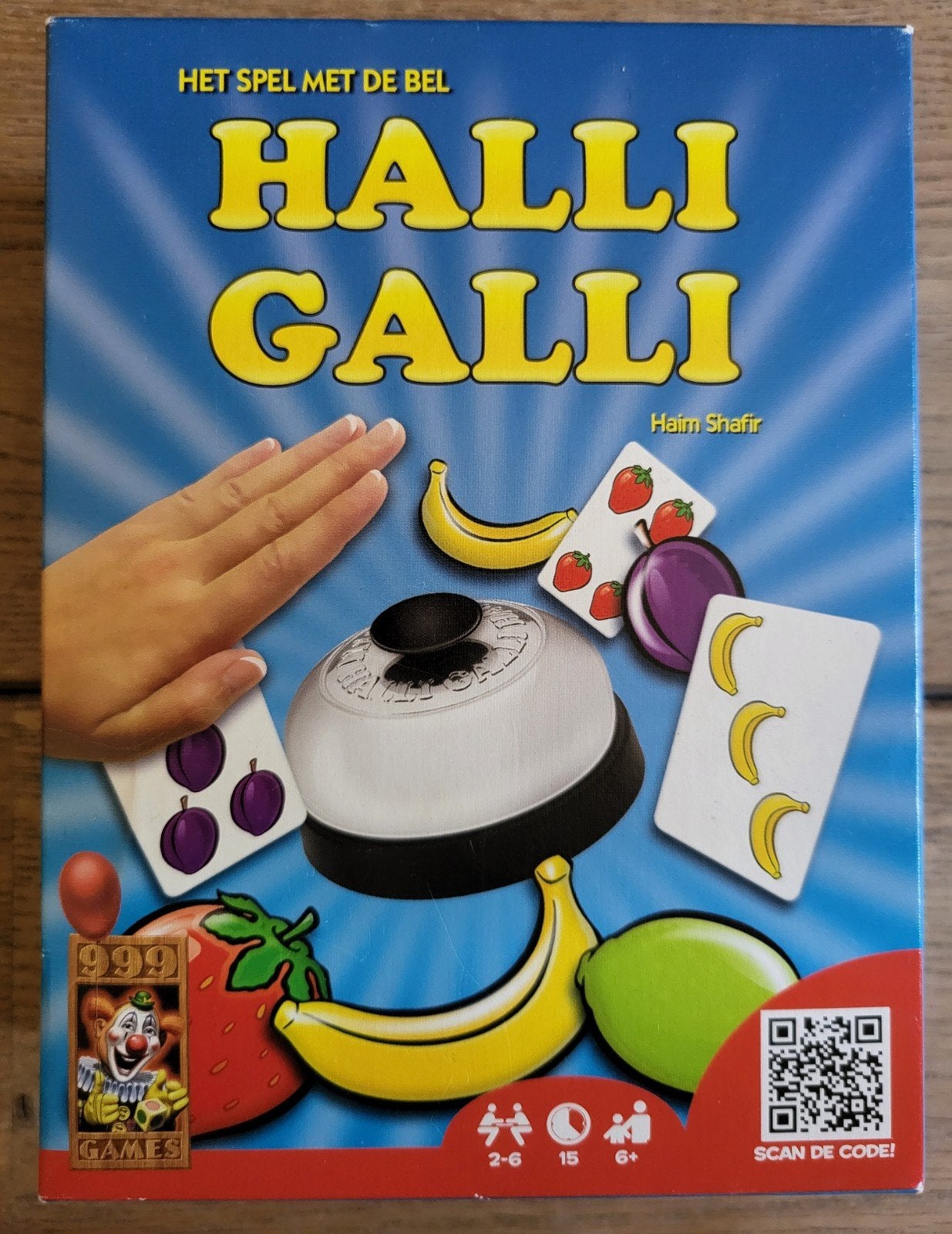 Halli Galli - 999 Games, Vijf spelers of meer, Ophalen of Verzenden, Zo goed als nieuw, 999 Games