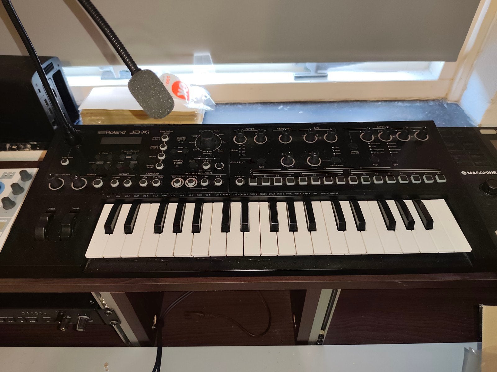 Roland JD-Xi Synthesizer - Compacte Hybride Synth, 49 toetsen, Roland, Ophalen of Verzenden, Zo goed als nieuw