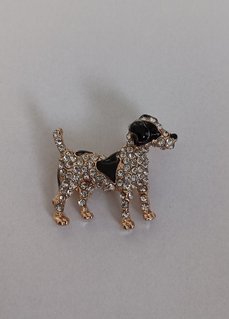 Hondje broche, Overige materialen, Overige kleuren, Minder dan 4 cm, Nieuw