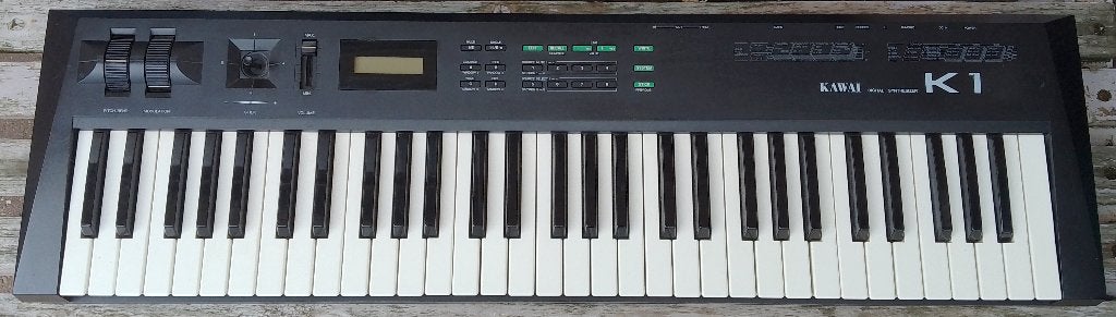 kawai K1 synth met stroomblokkie en 1x card ram DC8., Ophalen, Overige aantallen, Met midi-aansluiting, Kawai