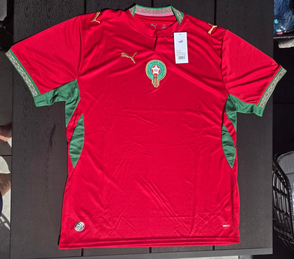 WK Shirt Marokko Fan Versie 4XL - Nieuw met labels, Groter dan maat XL, Ophalen of Verzenden, Nieuw, Shirt