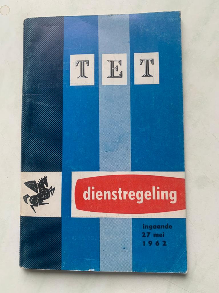 Tet Dienstregeling 27- mei-1962., Verzamelen, Ophalen of Verzenden, Nieuw, Bus of Metro, Overige typen