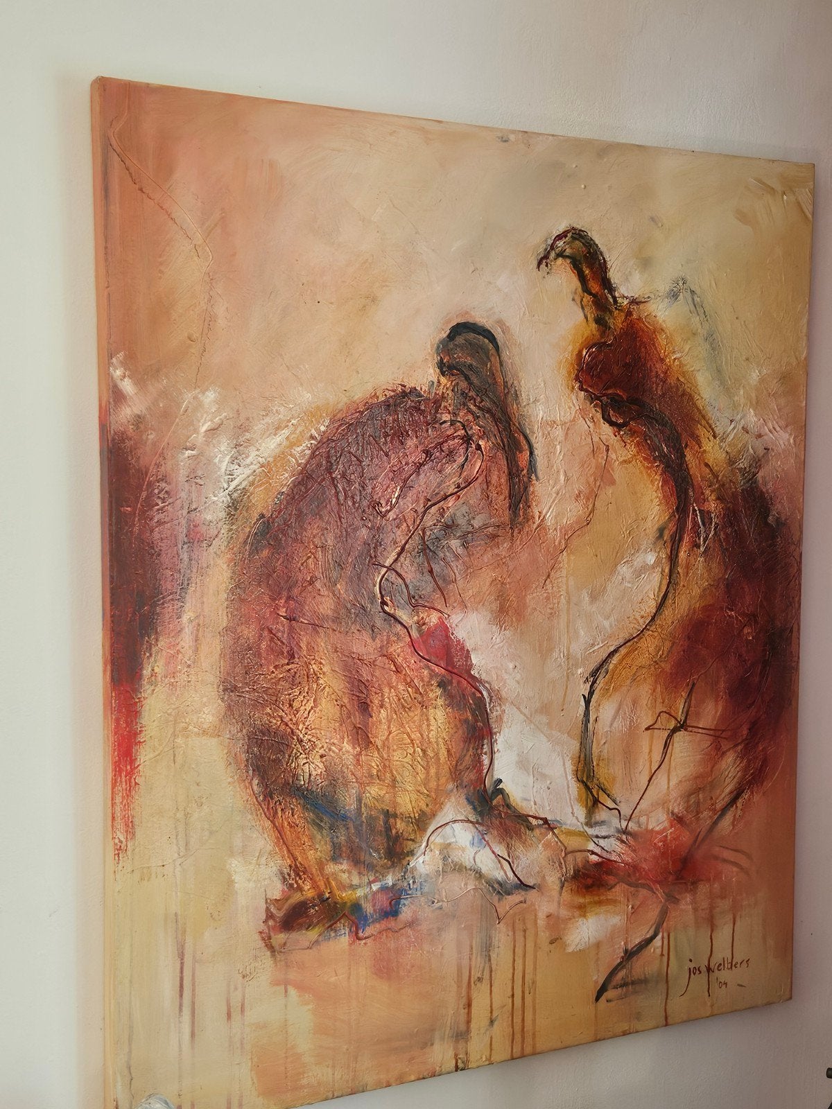 Schilderij Jos Welbers 2004, Ophalen