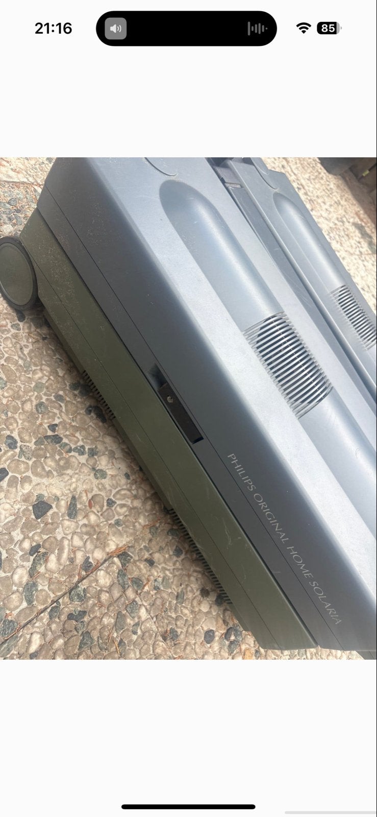 Philips Sunmobile HB 851/F Zonnebank - Binnenkant, Witgoed en Apparatuur, Ophalen, Gebruikt, Zonnebank dubbelzijdig, Minder dan 10 lampen