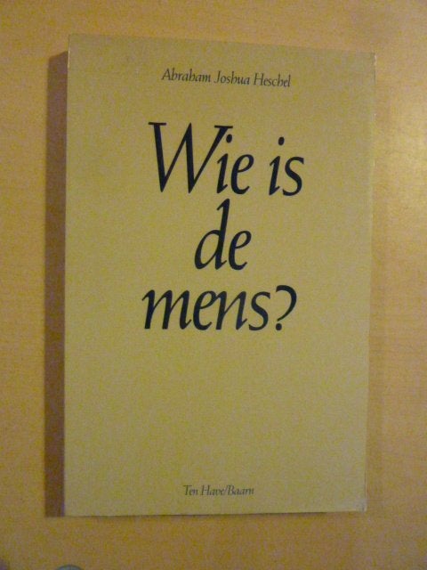 A.J. Heschel - Wie is de mens, Boeken, Verzenden, Zo goed als nieuw, Overige onderwerpen, Achtergrond en Informatie