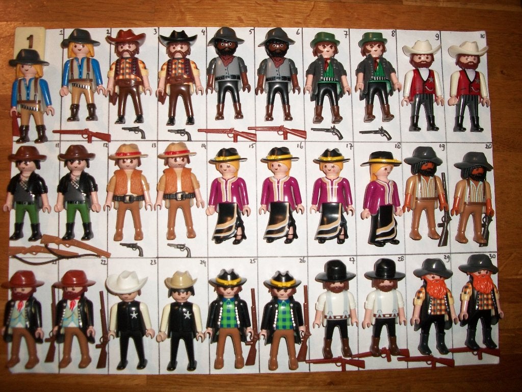 Cowboys, boeven, sheriff, gemeneriken, outlaws, Kinderen en Baby's, Speelgoed | Playmobil, Ophalen of Verzenden, Nieuw, Complete set