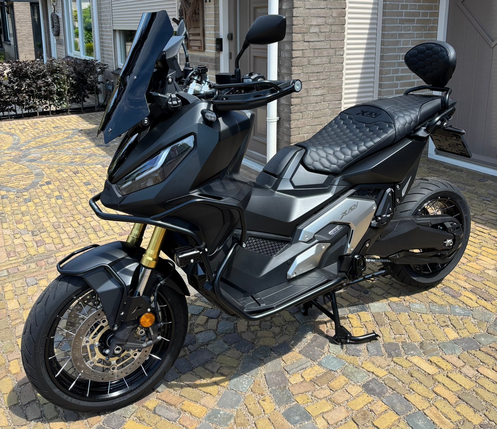 Honda X-ADV 750 | 2022 | FULL OPTION  | Mat zwart | Beugels✅, Motoren, Motoren | Honda, 750 cc, 2 cilinders, Occasion, Handvatverwarming