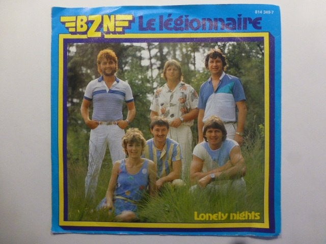 B.Z.N. Le Legionnaire. / Lonely nights., Ophalen of Verzenden, Gebruikt, 7 inch, Pop