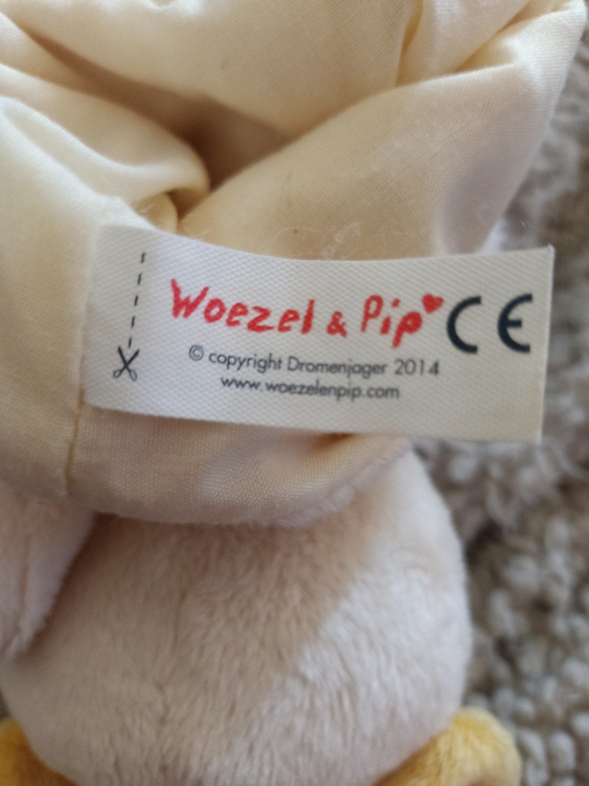 Woezel en pip handpoppen., Zo goed als nieuw, Middelgroot (20 tot 80 cm), Tiamo, Hond